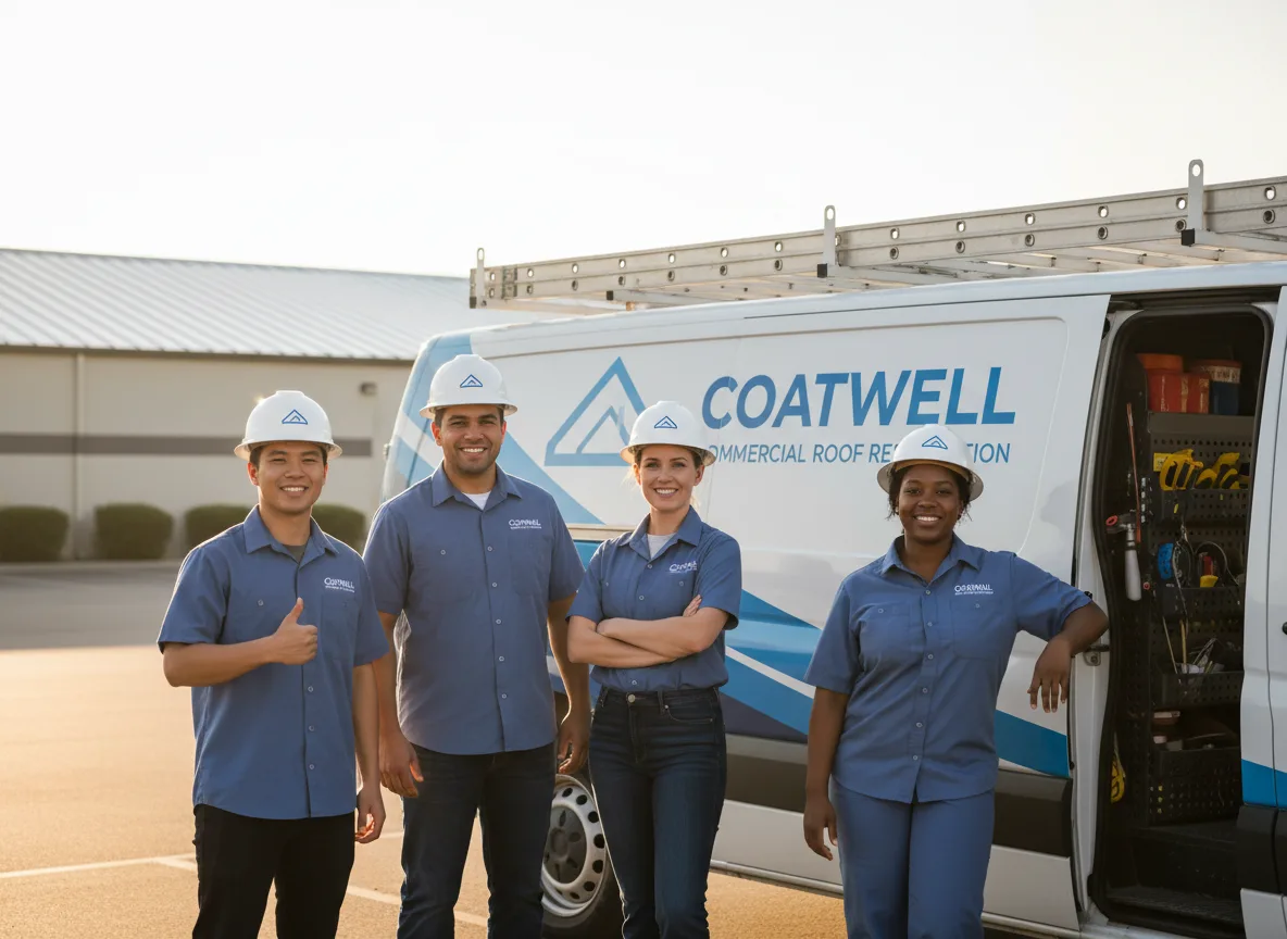 Commercial roof coating company in Hodge, LA